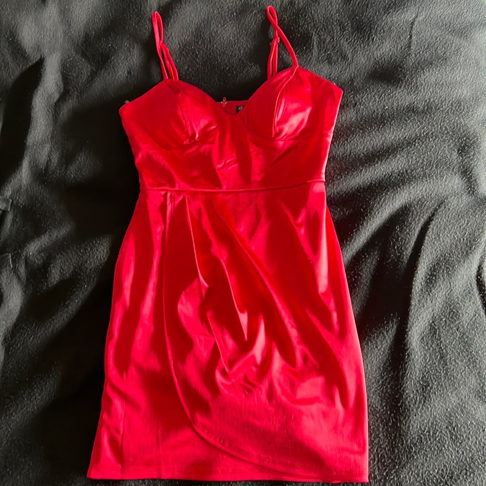 red mini dress; size 5